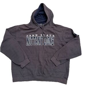 Vintage Penn State Nittany Lions Hoodie Stadium Athletics XXL Navy Gray 90s 00s